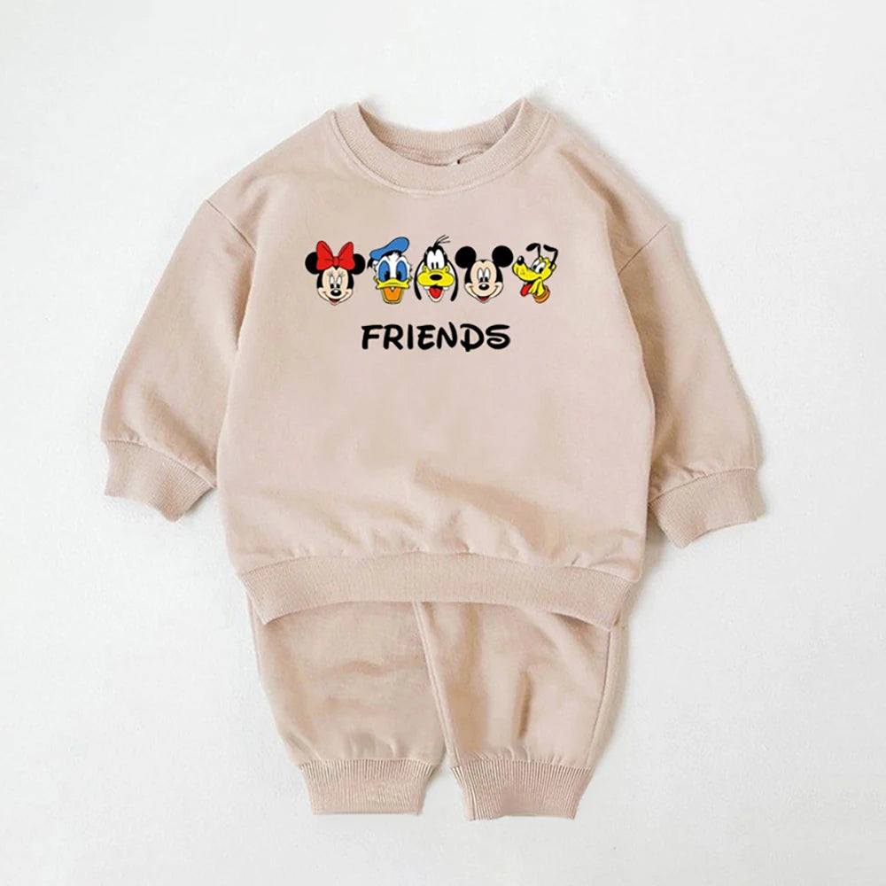 2Pcs Baby Boy Clothes Set Casual Long Sleeve Sweatshirts Outfits For Child Spring Autumn Toddler Kids Clothes