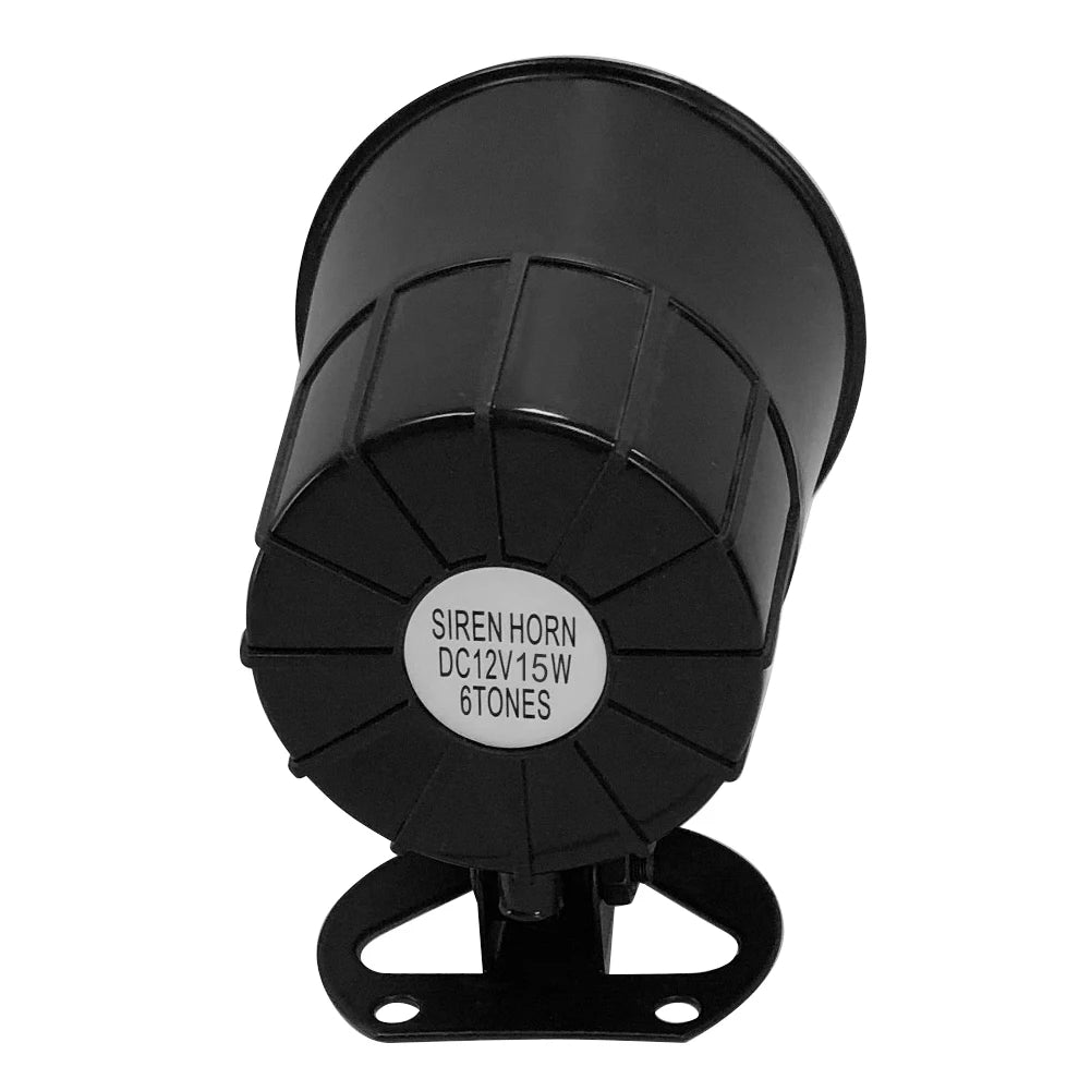 Universal 125dB Loud Warning Alarm Siren for Car Auto Motorcycle Truck 12V 24V 15W Mini speaker Loud Warning Alarm Siren