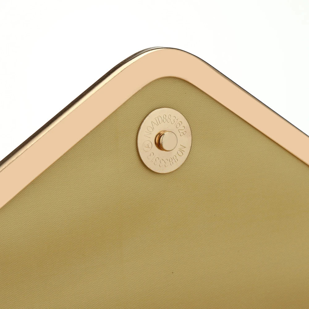 Gold Clutch Bags V Design Metal Chain Glitter Sequined Evening Bags With Envelope Party Wedding Casual Lady Handbags Banquet