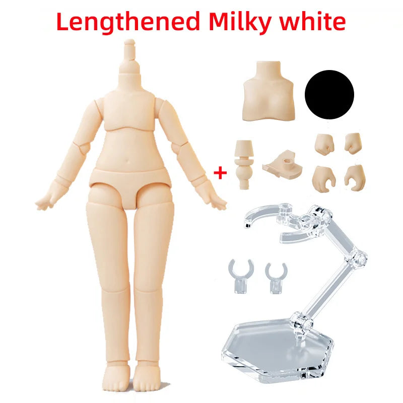 New YMY Body OB11 Bjd Body for GSC Head  Obitsu 11 1/12BJD Doll Body Spherical Joint Doll Toy Replacement Hand Accessories