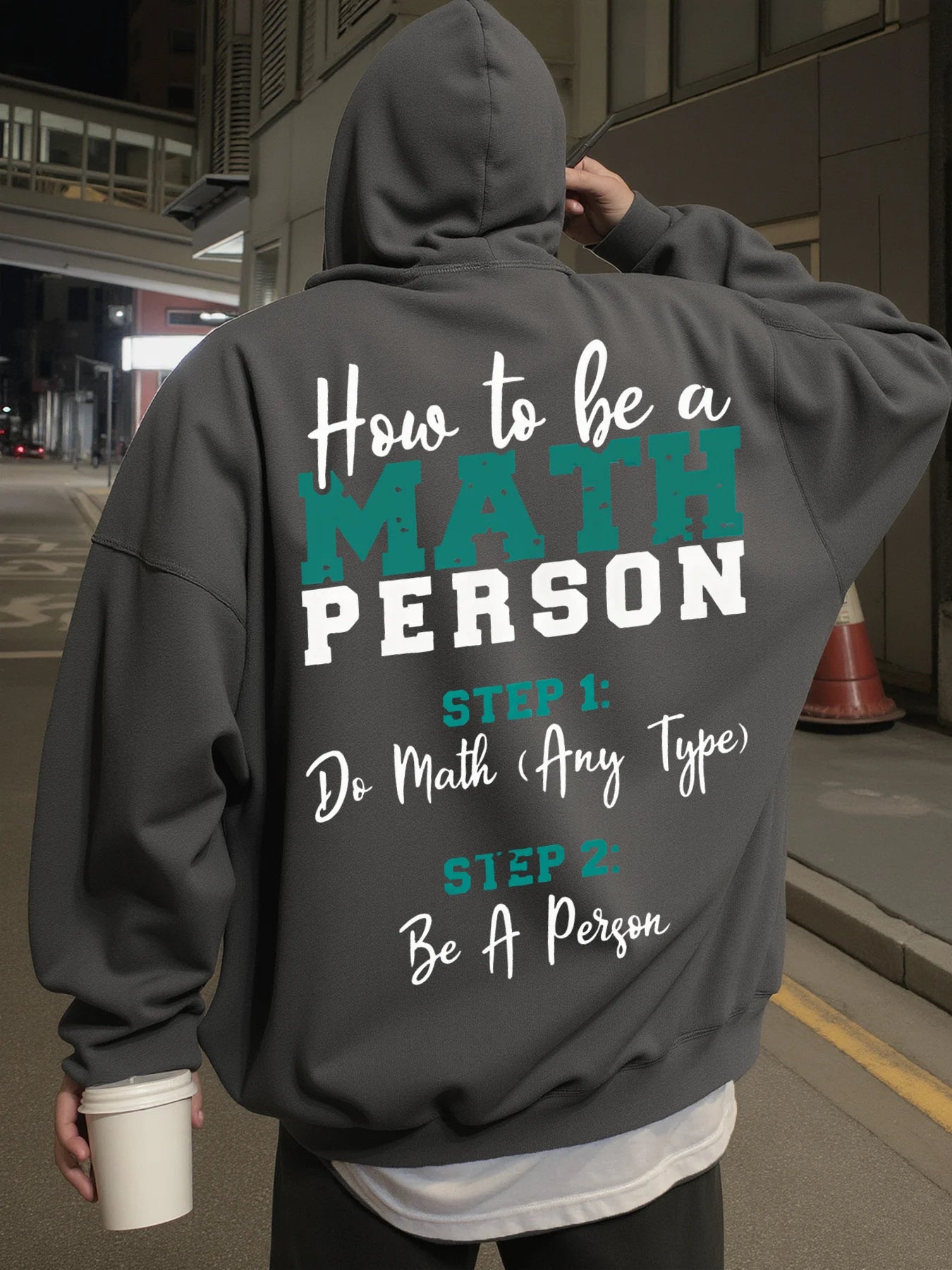 Hoodie for Men, Streetwear, Fun and Educational Math Graphic Hoodies for Men, Suitable for Wearing in Spring, Autumn, and Winter Sweatshirt