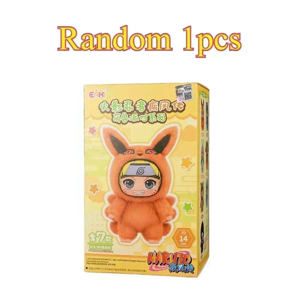 In stock Hot Naruto Itachi Sasuke Kakashi Gaara Series Blind Box Trendy Toy Figure Plush Pendant Collection Birthday Present