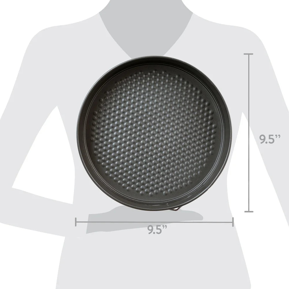 3 Piece Nonstick Carbon Steel Springform Cake Pan Set Oven Safe Durable Bakeware Rust Scratch Resistant Cheesecake and Pastries