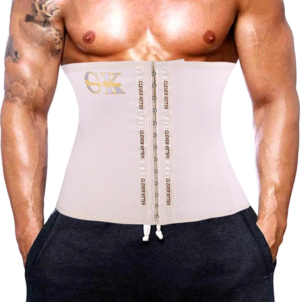 Waist Trainer for Men Sports Belt Weight Loss Waist Cincher Trimmer Belly Band Slimming Girdle Corset Gym Strap Wrap Body Shaper